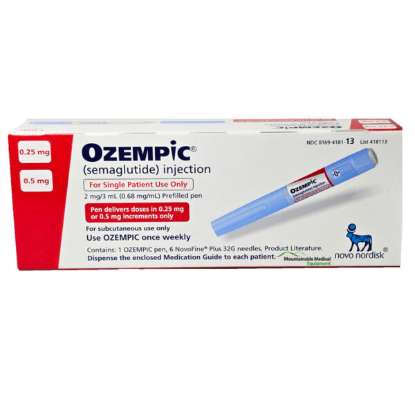 Ozempic Injection 0.25 mg or 0.5mg Pre-filled Pen 3mL - Image 2